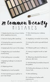 20 common beauty mistakes you might be