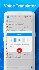 Free online translation from french, russian, spanish, german, italian and a number of other languages into english and back, dictionary with transcription, pronunciation, and. Translate Voice Translator Apps On Google Play