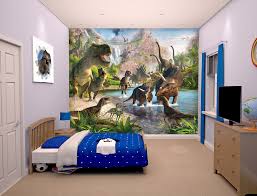 Dinosaur Land Mural Wallpaper Inn