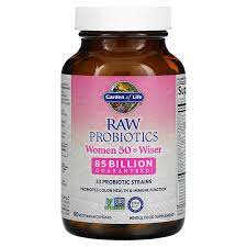 raw probiotics women 50 wiser 85