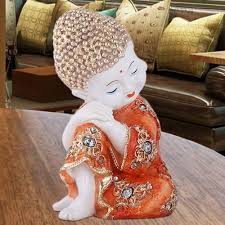 Baby Buddha Statues Showpiece Of Marble