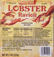lobster ravioli