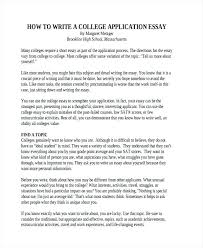 College Essay Examples Narrative For Common App Example Tips