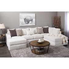 Amplify Beige 2 Piece Laf Sofa Chaise