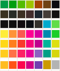General Printing Color Chart Free Download