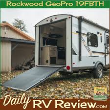 rv review 2023 rockwood geopro 19fbth