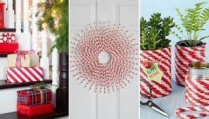 Arts and crafts, ornaments, science, sensory play, and yummy treats to try! Candy Cane Inspired Christmas Decorating Ideas Fun365