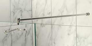 Glass To Wall Shower Curtain Rail And