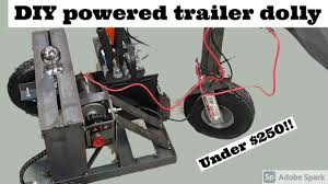 diy powered trailer dolly for under