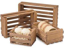 wood crates natural wooden crates