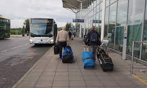 bristol airport buses saving time and