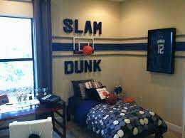 decorating basketball themed kids room