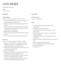 advanced engineer resume sles