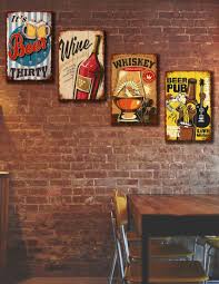 Vinoxo Wooden Bar Pub Wall Art