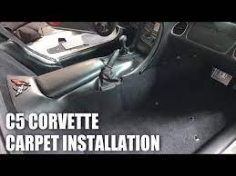 c5 corvette carpet installation you