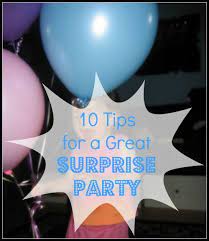 Party Planning Printable Birthday Surprise
