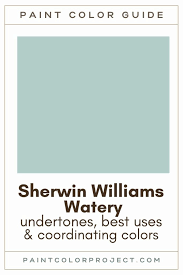 Sherwin Williams Watery A Complete
