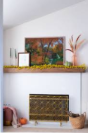 How To Paint A Tile Fireplace A