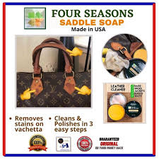 Four Seasons Saddle Soap Leather Bag