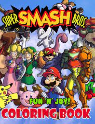 Click on the image to view the super smash brothers coloring page. Fun N Joy Super Smash Bros Coloring Book The Best Of Coloring Book For Kids Joy Fun N Amazon Es Libros