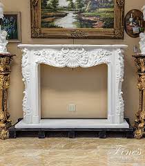 White French Marble Fireplace Mfp 114