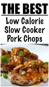 healthy pork chops in a slow cooker