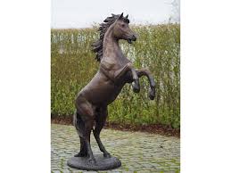 Bronze Statue Raging Horse 183 Cm