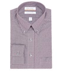 Gold Label Roundtree Yorke Non Iron Full Fit Button Down Collar Mini Houndstooth Dress Shirt