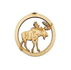 moose ornament personalized