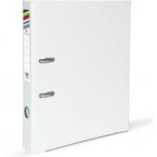 Officeworks Pvc Colored Box File A4 Size Narrow White Color