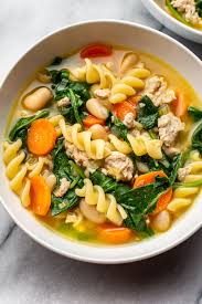 ground turkey soup with vegetables and