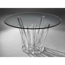 Burst Acrylic Dining Table Base With