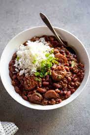 Cajun Red Beans And Rice Instant Pot gambar png
