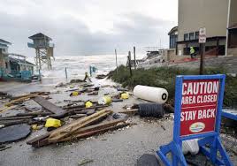 tropical storm nicole sends beachfront