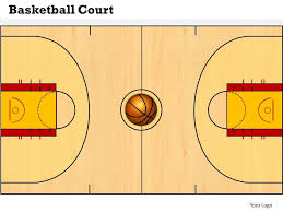 Basketball Court Powerpoint Template Slide Powerpoint