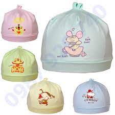 Mũ cotton đẹp an toàn cho trẻ sơ sinh - Nón cho bé