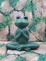 Frog Statue Zen Yoga Garden Frog Statue