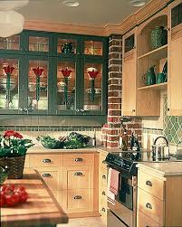 Bot Kitchen Stained Glass Cabinets