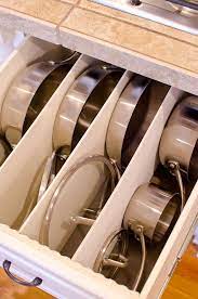 how to organize pots and pans smart