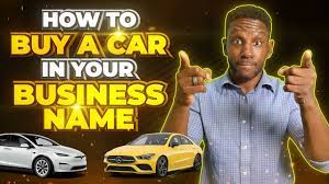 how to a car in your business name