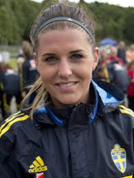 She started playing football at a young age. Olivia Schough Sveriges Olympiska Kommitte