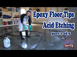 epoxy floor acid etching step 1 to