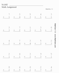 First Grade Math Worksheets For 1st