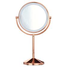 conair led makeup mirror 1x 10x magnification rose gold