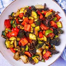 air fryer roasted vegetables hungry
