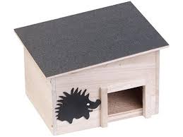 weatherproof hedgehog house made of