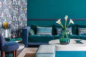 decorating with teal blue