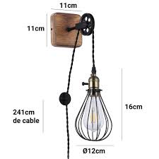 Wall Sconce Pendant With Pulley Pendol