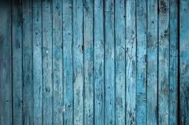 Blue Rustic Wooden Wall Custom Wallpaper