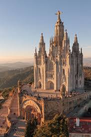 This church is located in the old part of barcelona (gothic quarter), at an intersection at the end of las ramblas in plaza de la. Mountain Church Epic Wedding Venue Sagrat Cor Places To Travel Places To Visit Places To Go
